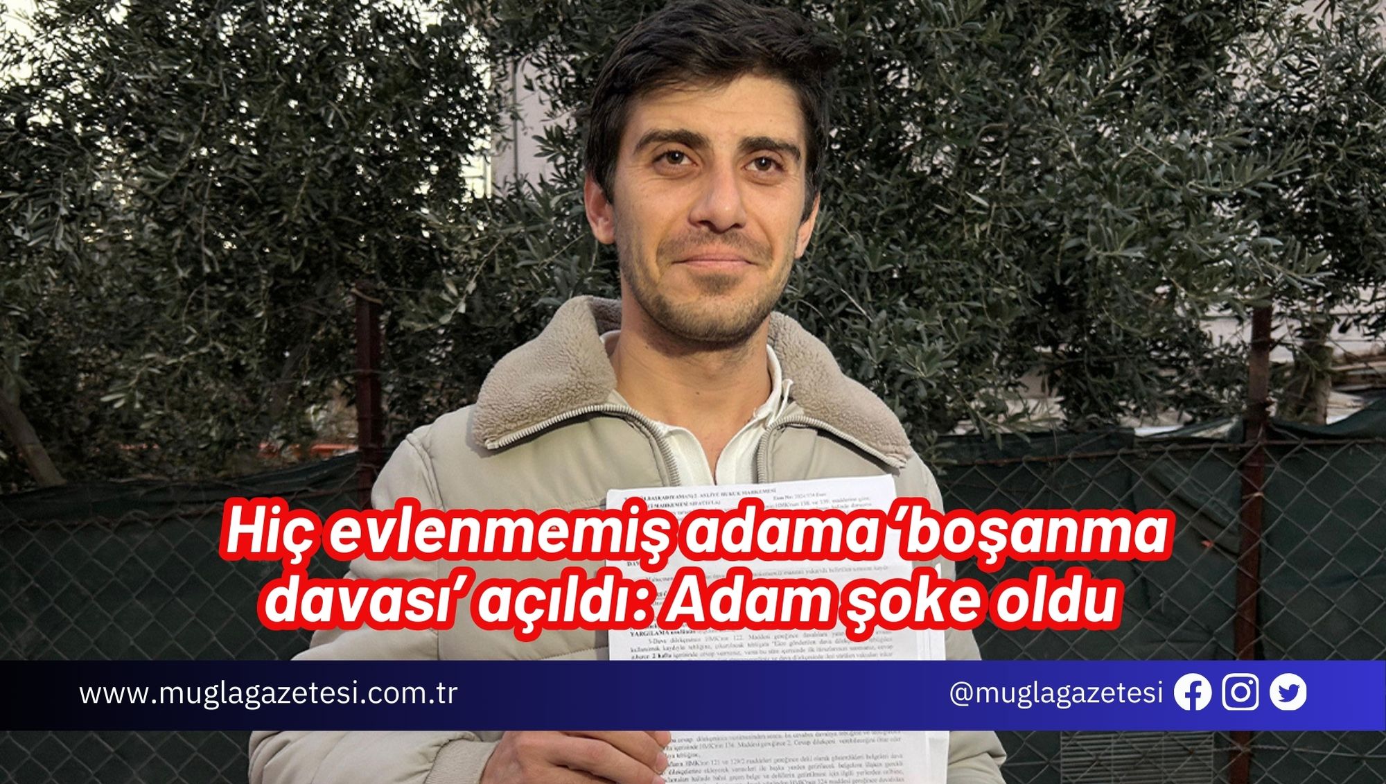 Hiç evlenmemiş adama ’boşanma davası’ açıldı: Adam şoke oldu