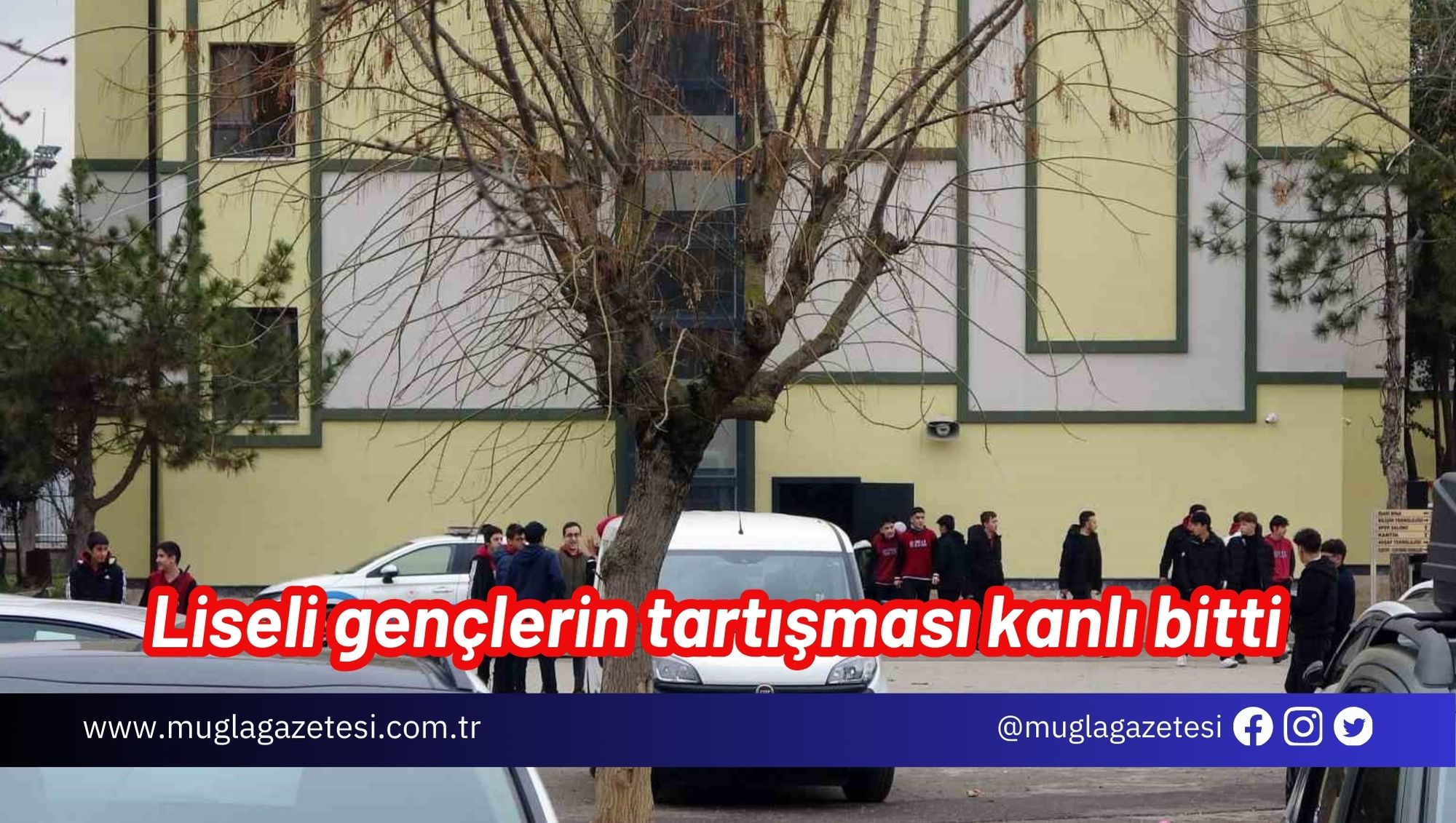 Liseli gençlerin tartışması kanlı bitti