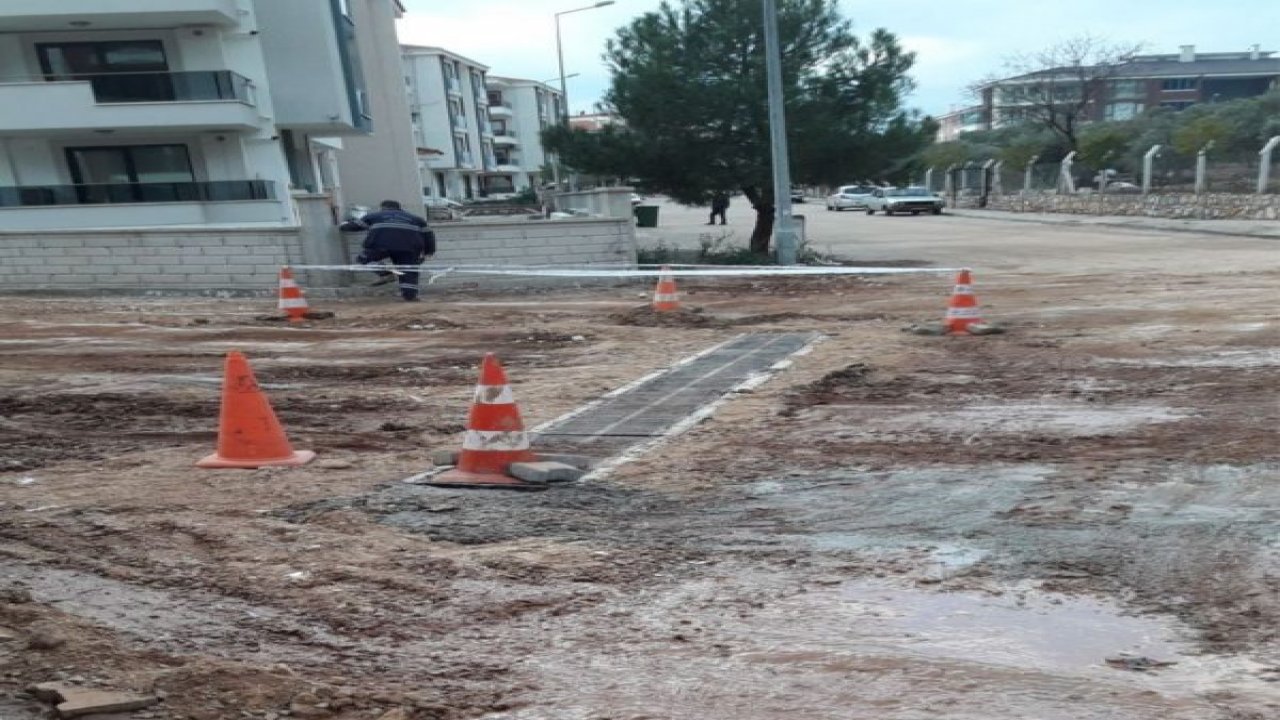 Yağmur suyu hatları çekiliyor
