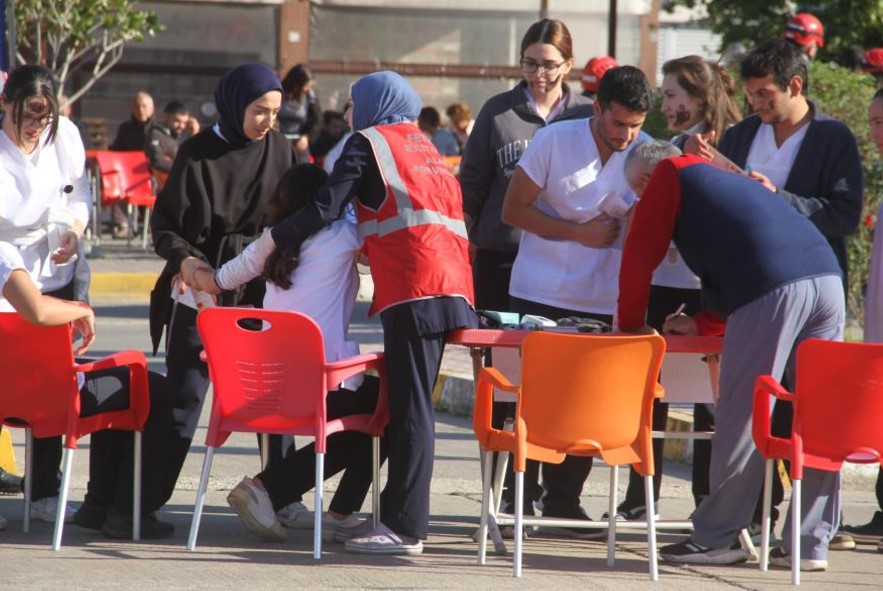 Fethiye'deki tatbikat gerçeğini aratmadı