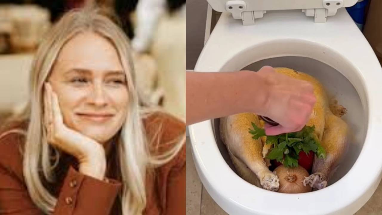 İnternet fenomeni klozette yaptığı yemeği misafirlerine yedirdi