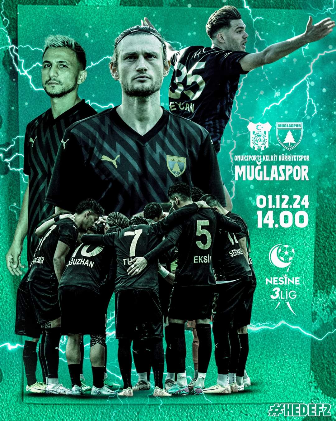 LİDER MUĞLASPOR ZORLU KELKİT DEPLASMANINDA