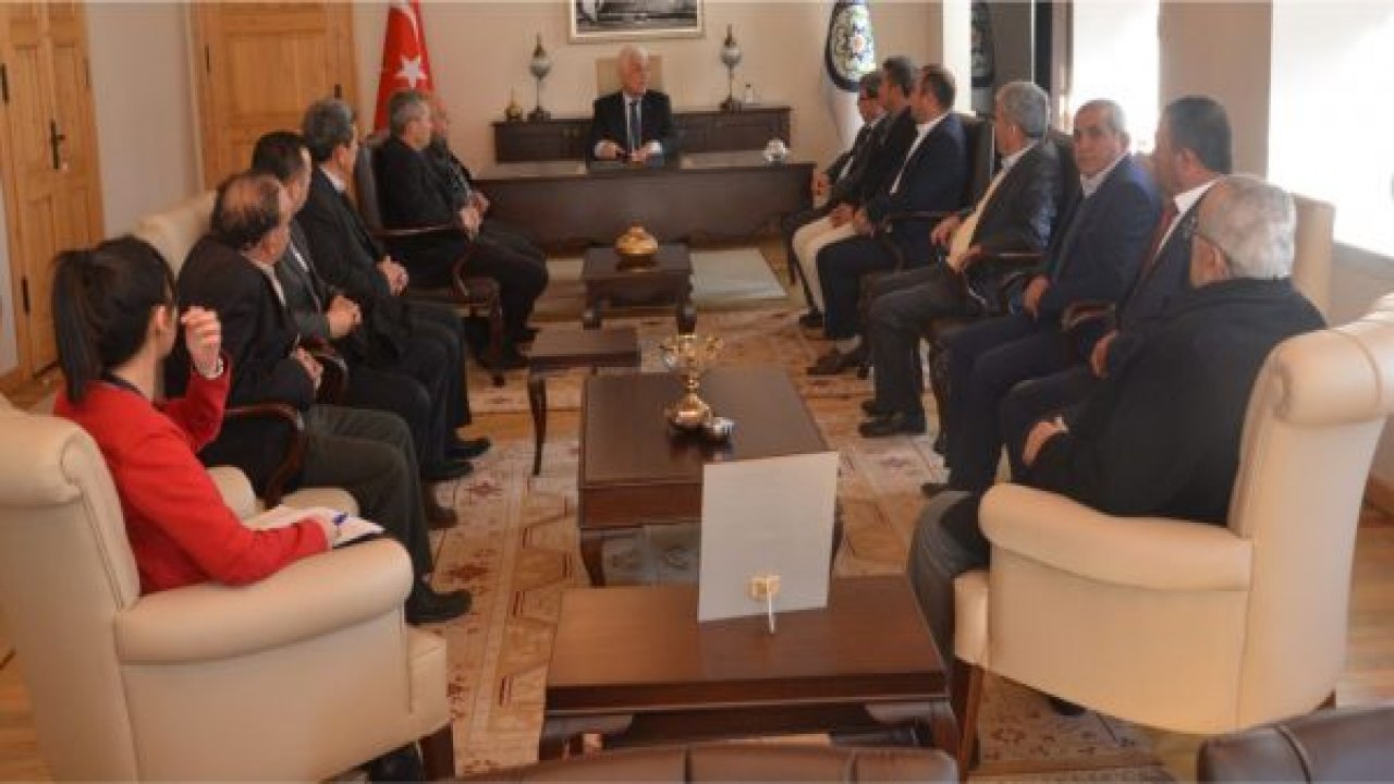 Muhtarlardan Gürün’e ziyaret
