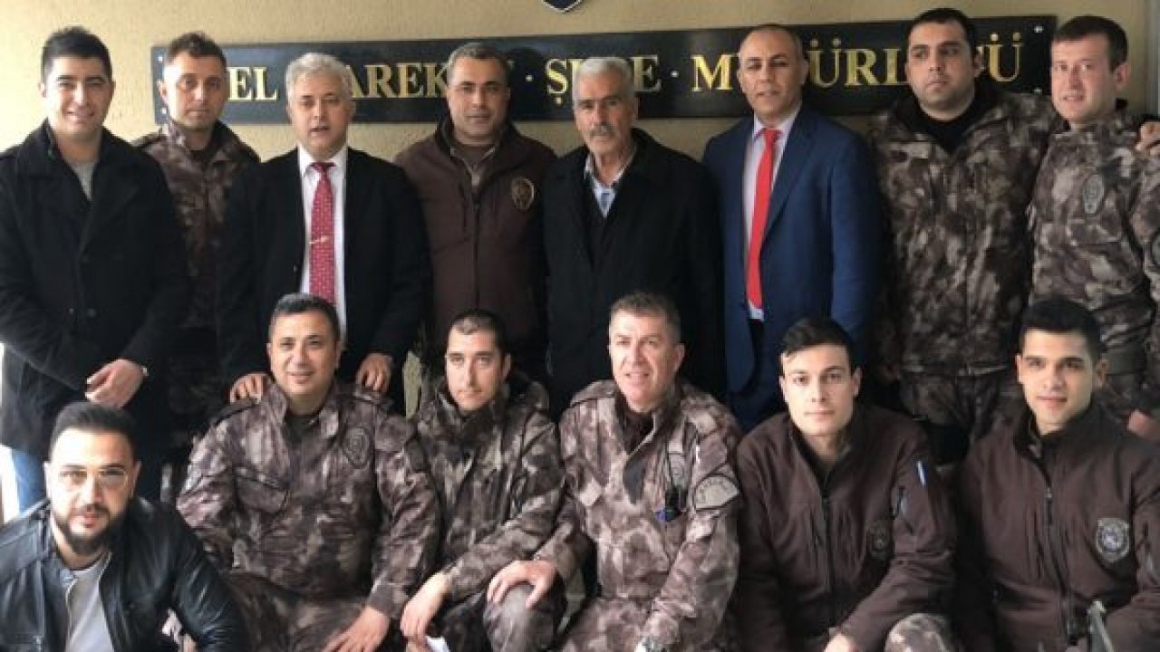 Şehit Babasından Emniyete Ziyaret