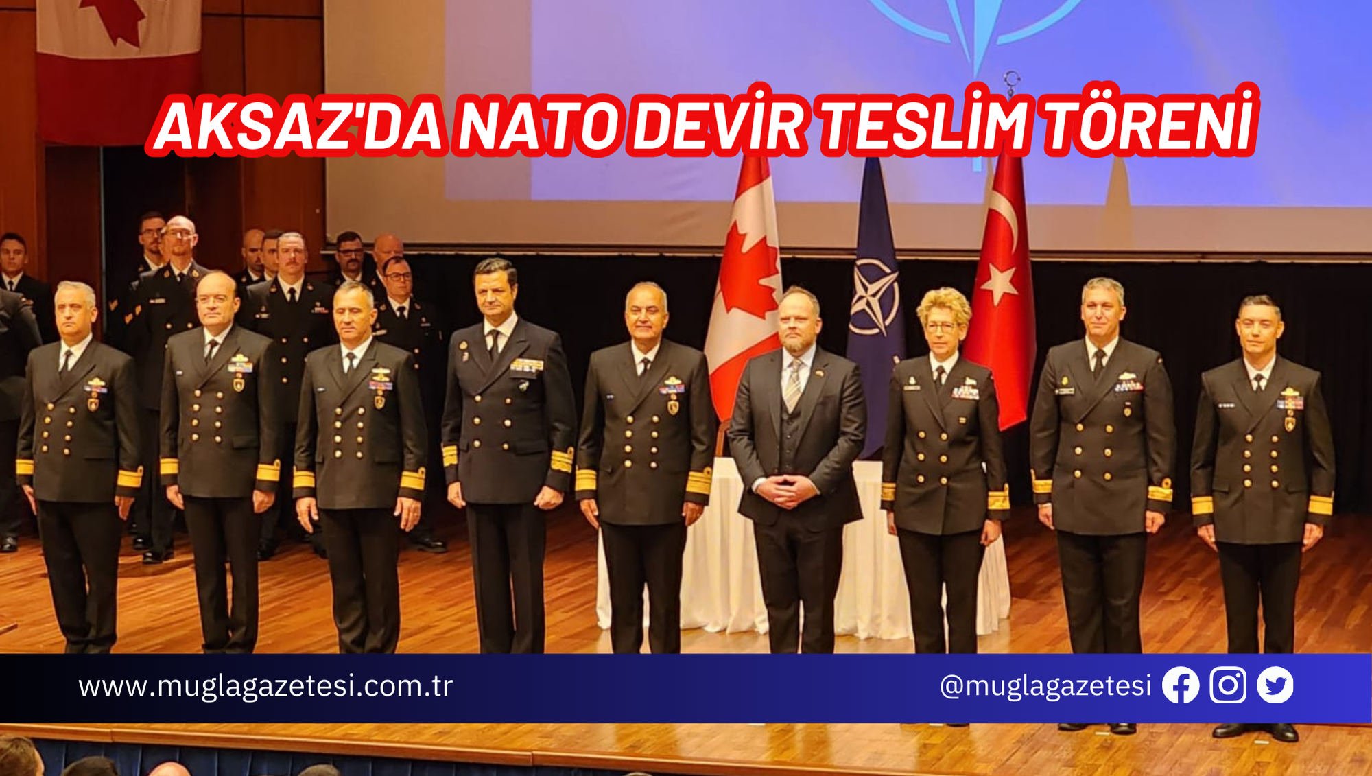 AKSAZ'DA NATO DEVİR TESLİM TÖRENİ