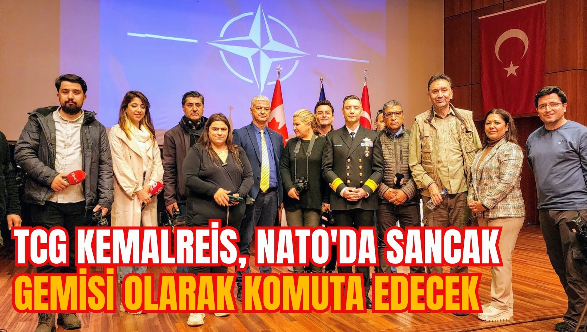 TCG KEMALREİS, NATO'DA SANCAK GEMİSİ OLARAK KOMUTA EDECEK