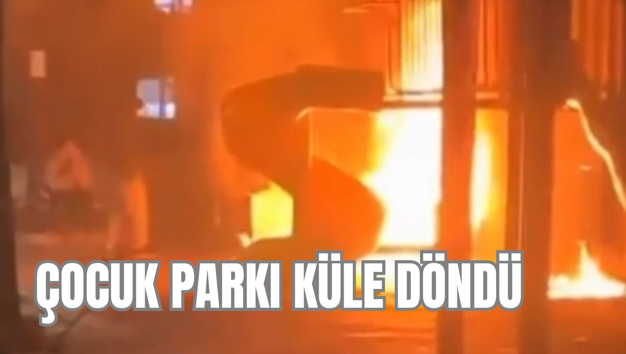ÇOCUK PARKI KÜLE DÖNDÜ