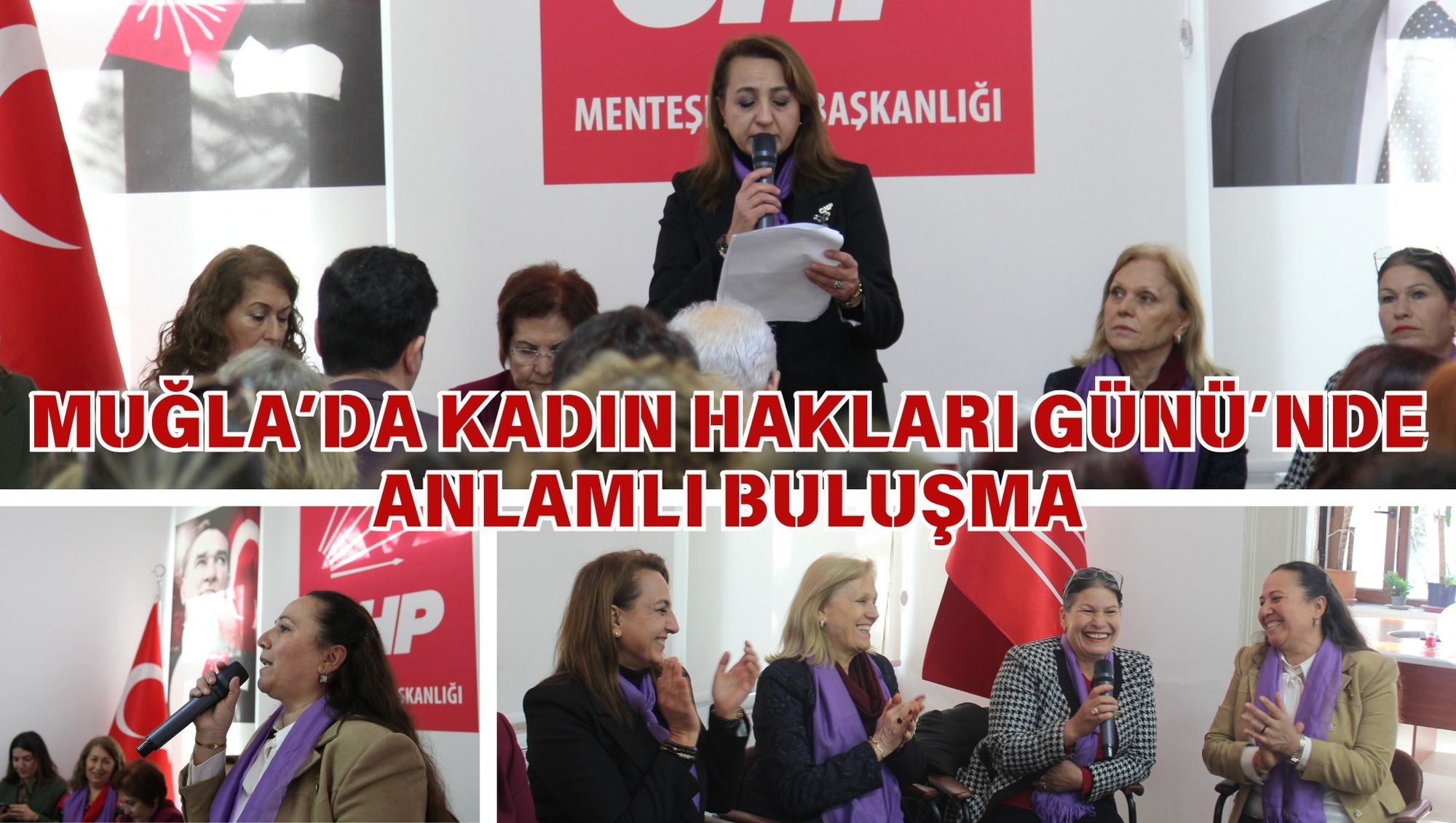 MUĞLA’DA KADIN HAKLARI GÜNÜ’NDE ANLAMLI BULUŞMA