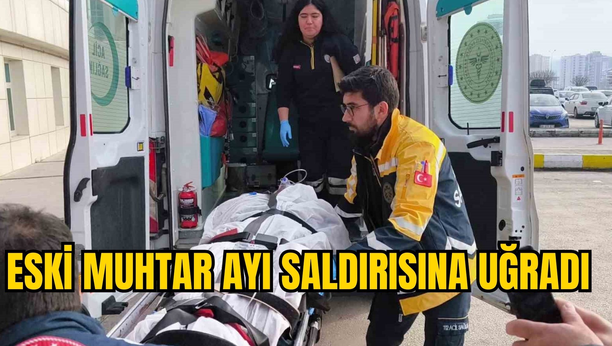 ESKİ MUHTAR AYI SALDIRISINA UĞRADI