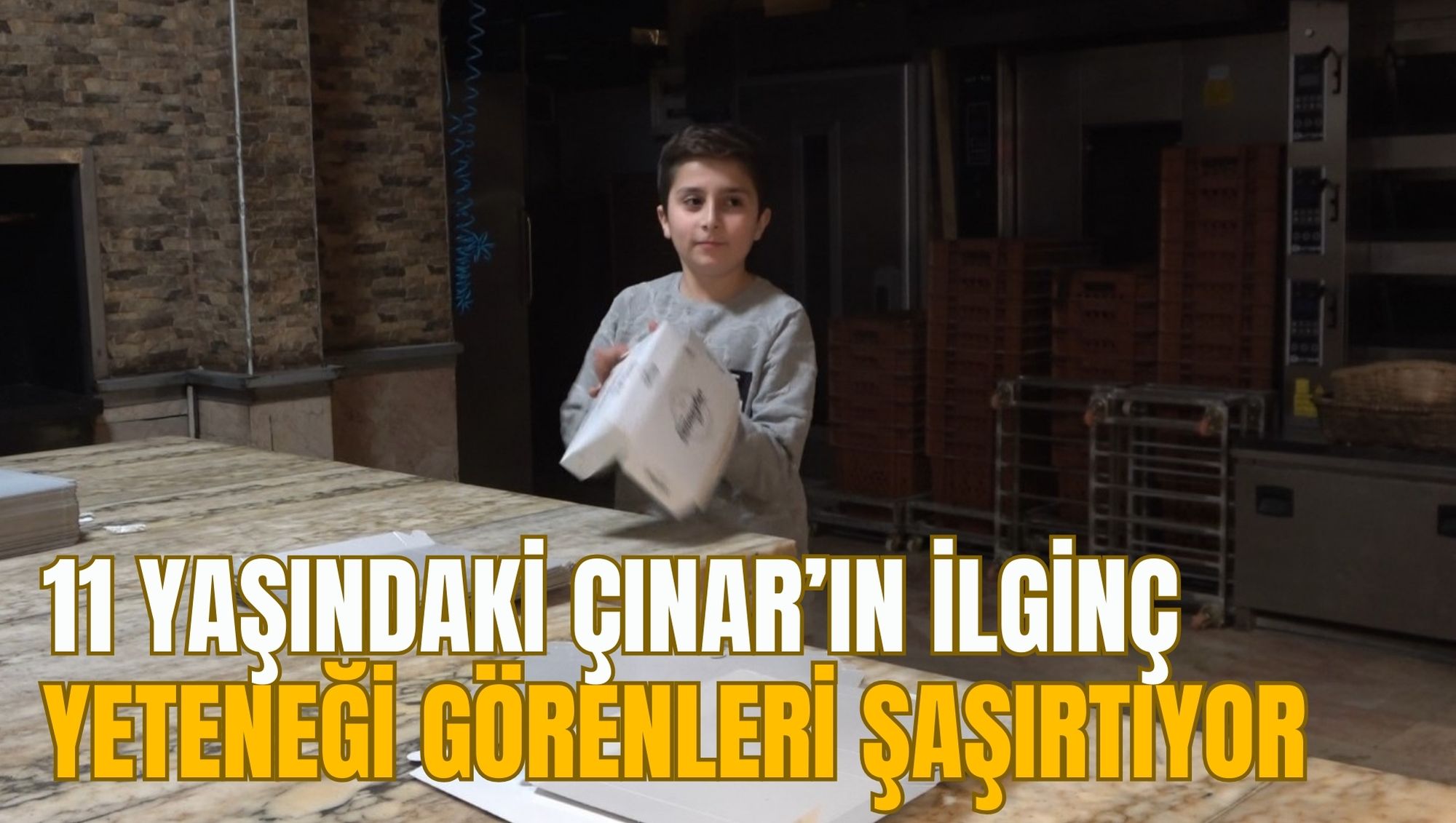 11 YAŞINDAKİ ÇINAR’IN İLGİNÇ YETENEĞİ GÖRENLERİ ŞAŞIRTIYOR
