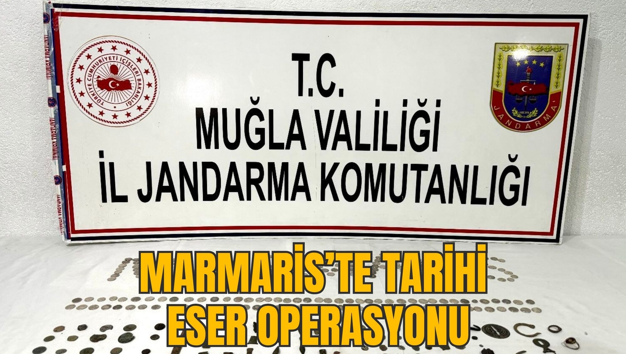 MARMARİS’TE TARİHİ ESER OPERASYONU