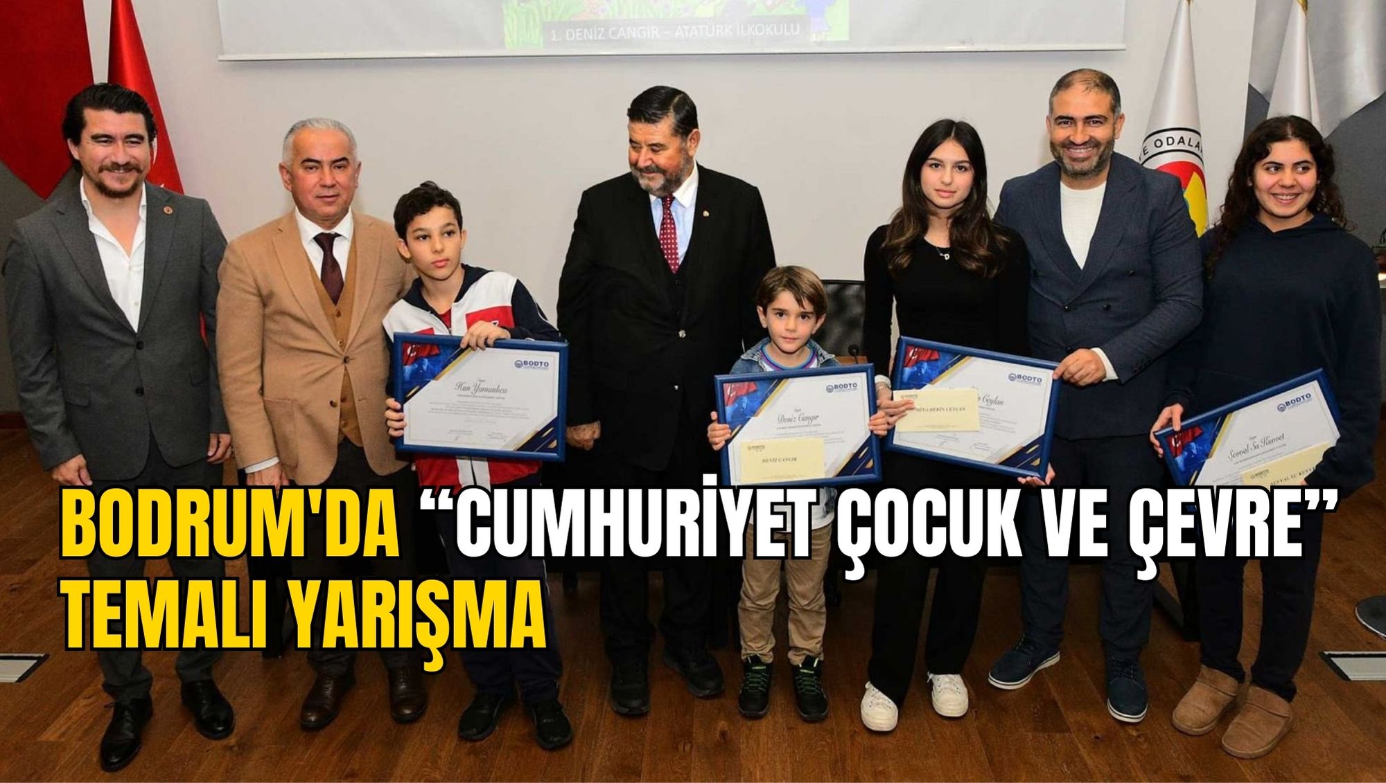 BODRUM'DA “CUMHURİYET ÇOCUK VE ÇEVRE” TEMALI YARIŞMA