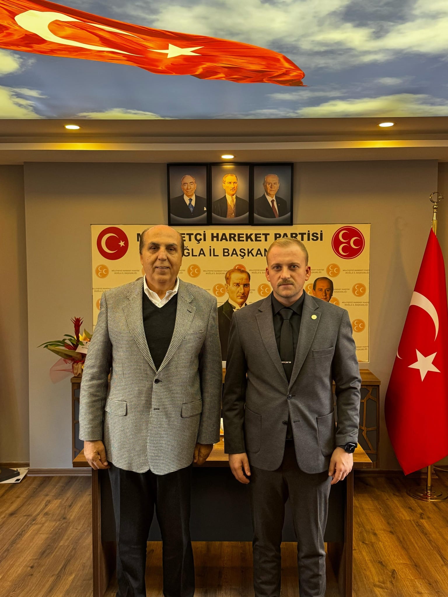 Aydın Ayaydın'dan Demirel'e hayırlı olsun ziyareti