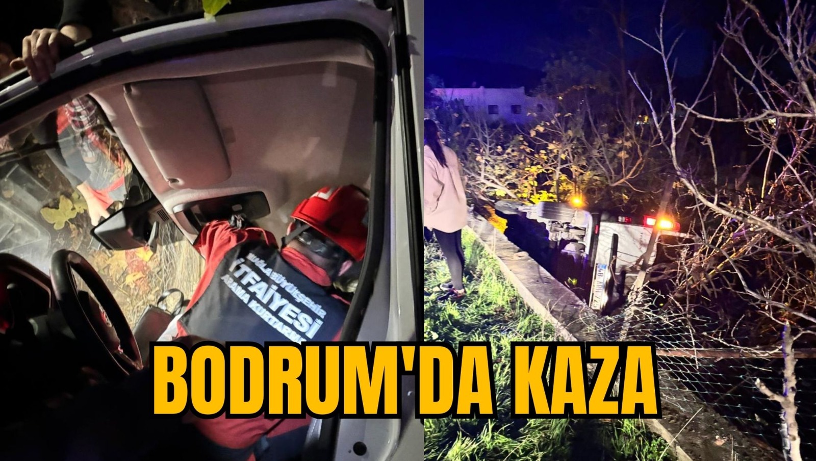 BODRUM'DA KAZA