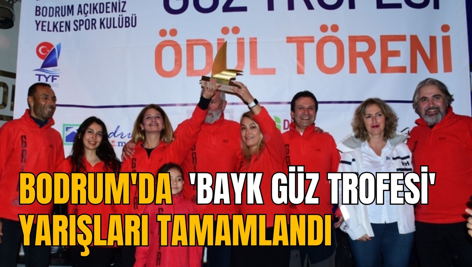 BODRUM'DA  'BAYK GÜZ TROFESİ' YARIŞLARI TAMAMLANDI