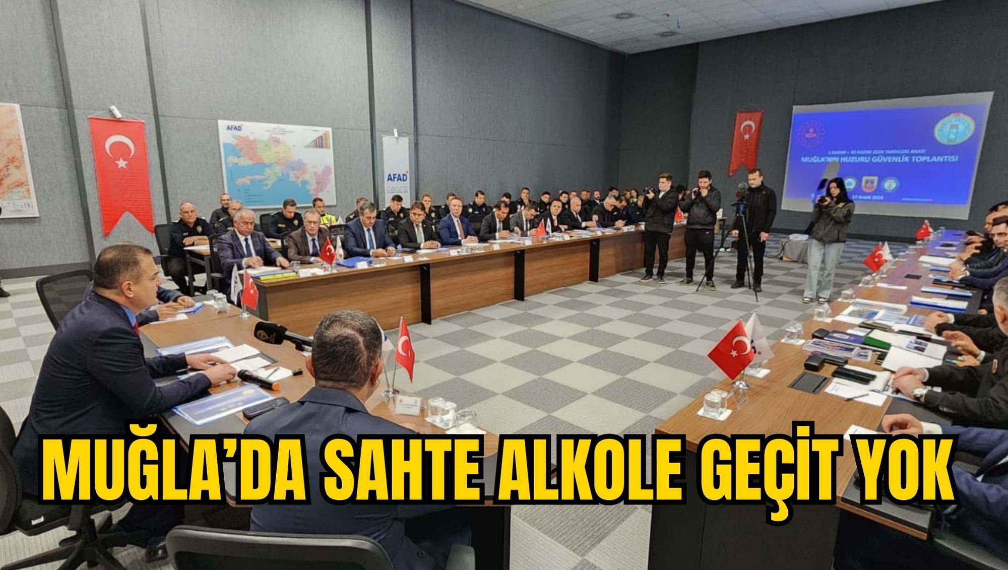 MUĞLA’DA SAHTE ALKOLE GEÇİT YOK