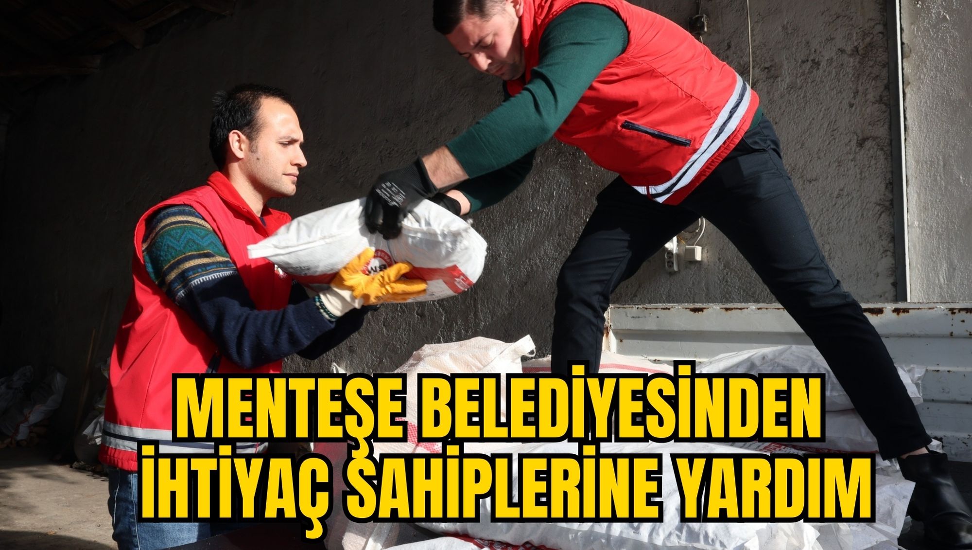 MENTEŞE BELEDİYESİNDEN İHTİYAÇ SAHİPLERİNE YARDIM