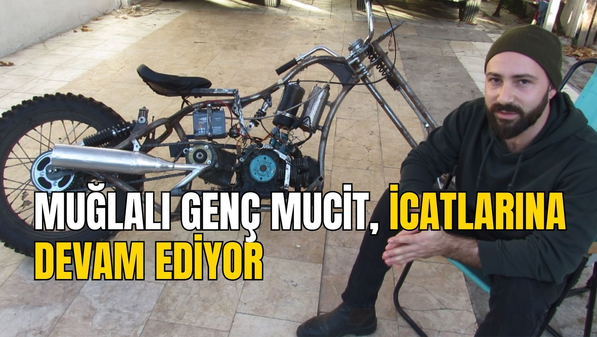 MUĞLALI GENÇ MUCİT, İCATLARINA DEVAM EDİYOR