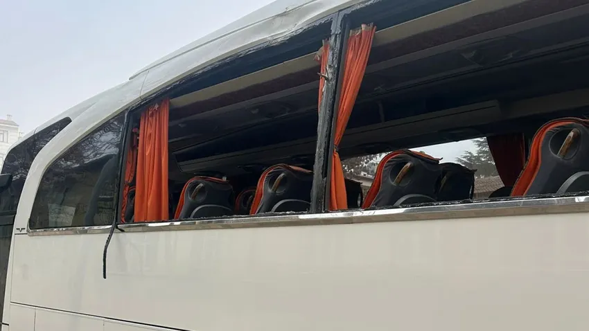 Alkollü şüpheli otobüs çaldı!