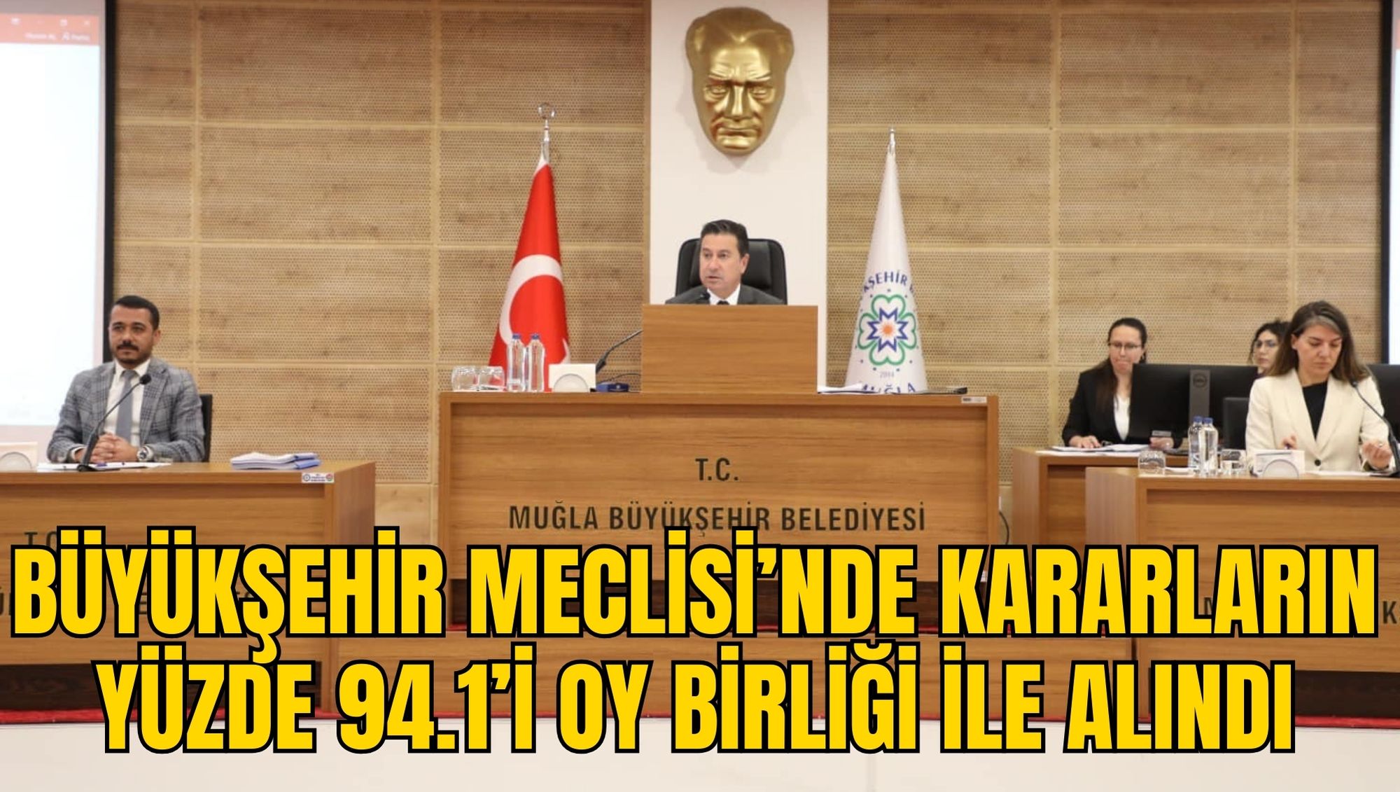 BÜYÜKŞEHİR MECLİSİ’NDE KARARLARIN YÜZDE 94.1’İ OY BİRLİĞİ İLE ALINDI