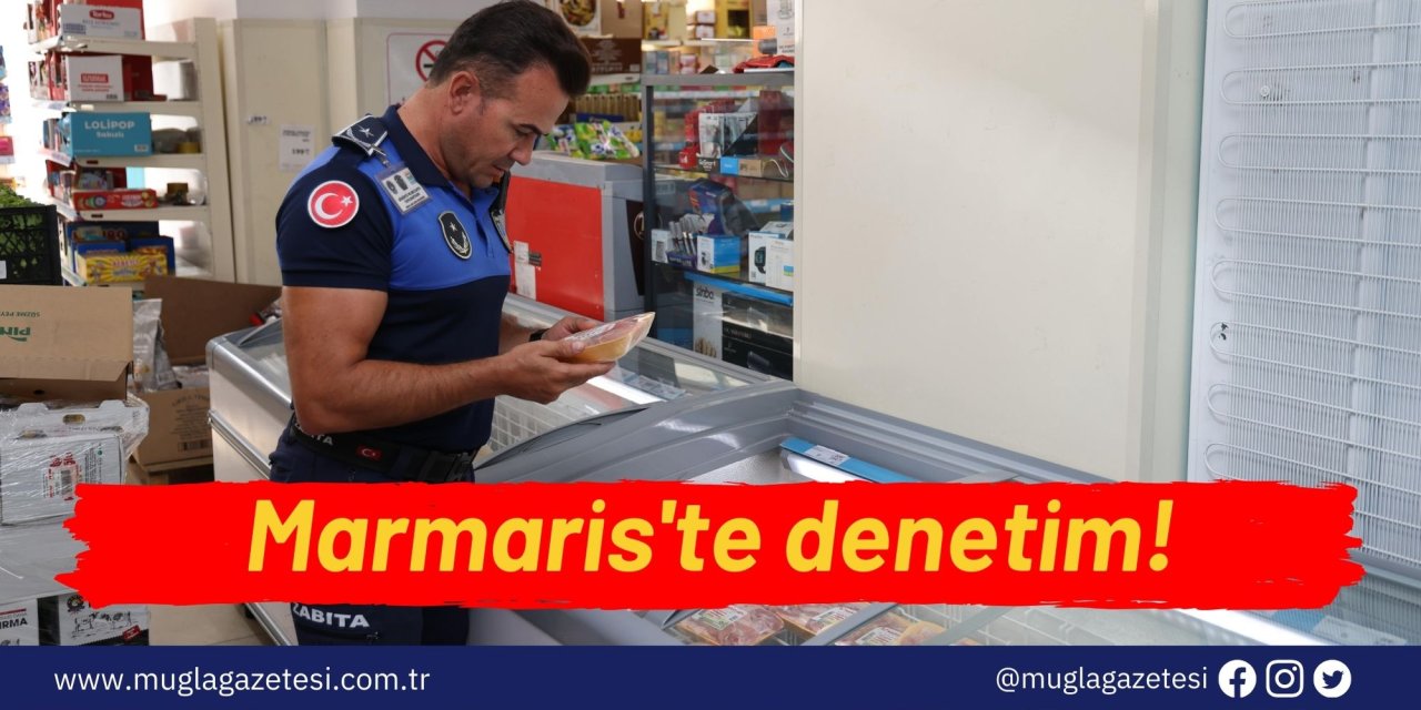 Marmaris'te denetim!