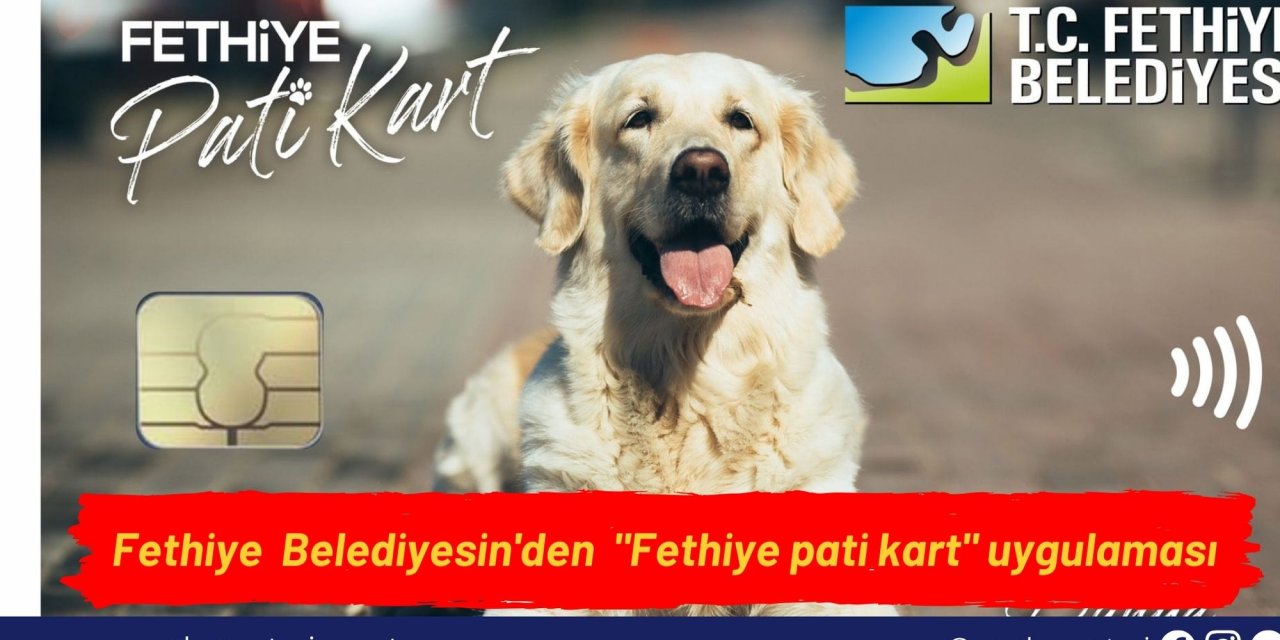 Fethiye  Belediyesin'den  "Fethiye pati kart" uygulaması