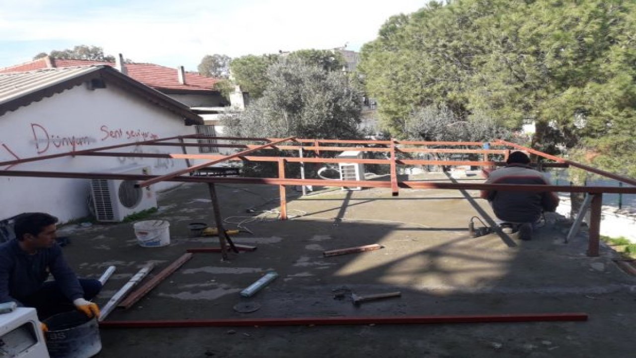 Okullarda Tadilat Çalışmaları Sürüyor