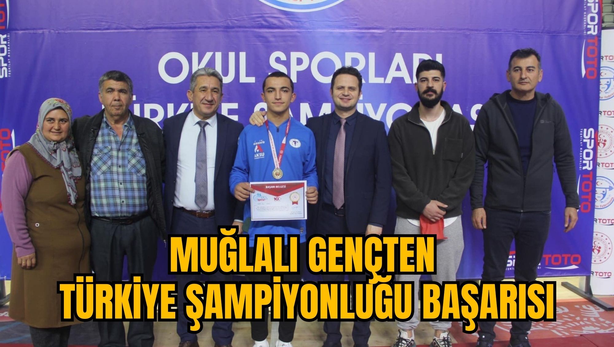 MUĞLALI GENÇTEN TÜRKİYE ŞAMPİYONLUĞU BAŞARISI