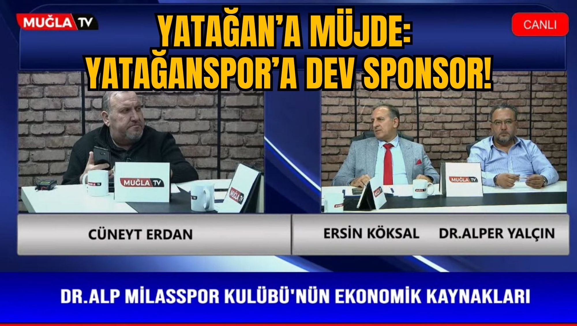 YATAĞAN’A MÜJDE: YATAĞANSPOR’A DEV SPONSOR!