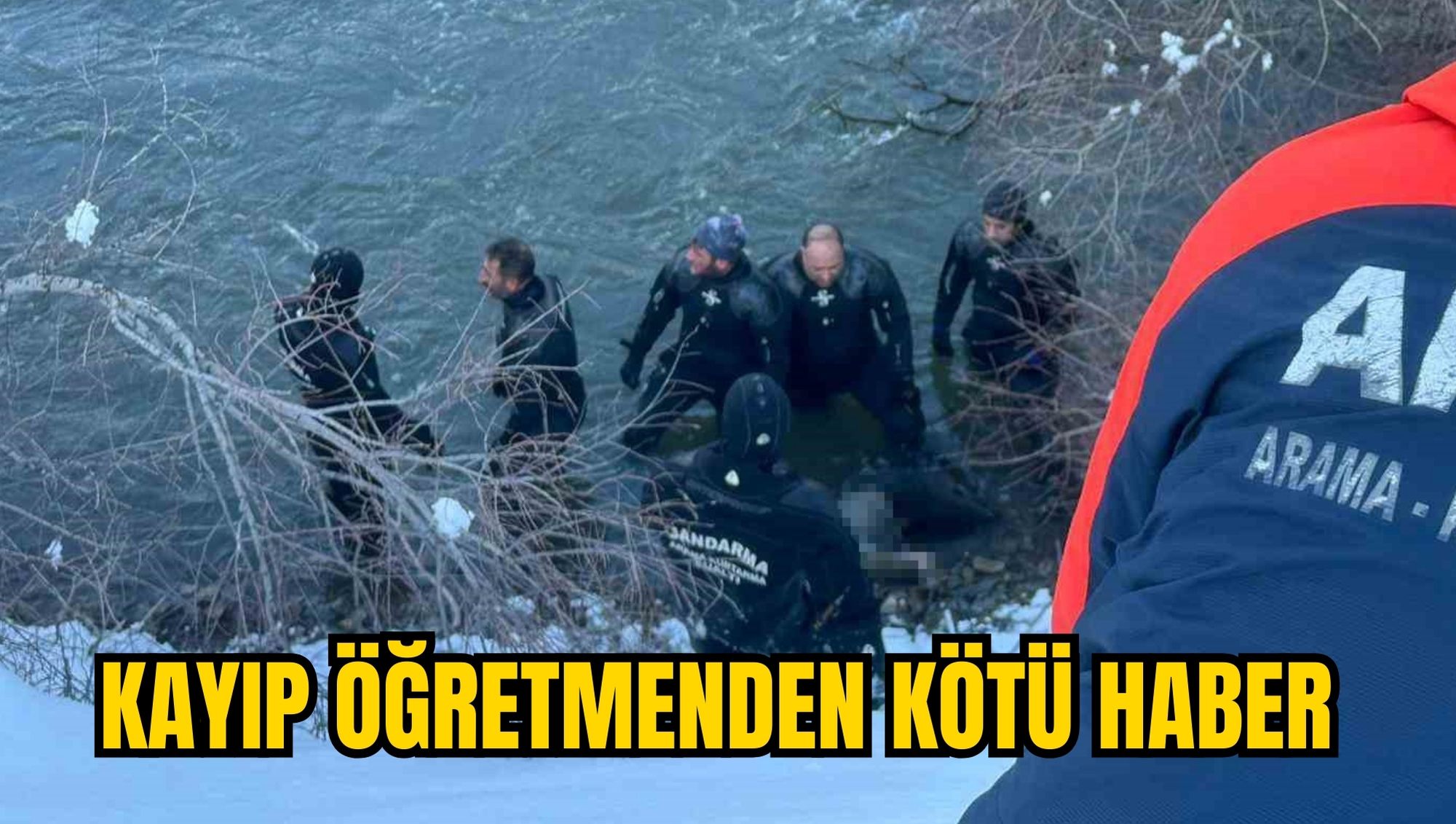 KAYIP ÖĞRETMENDEN KÖTÜ HABER