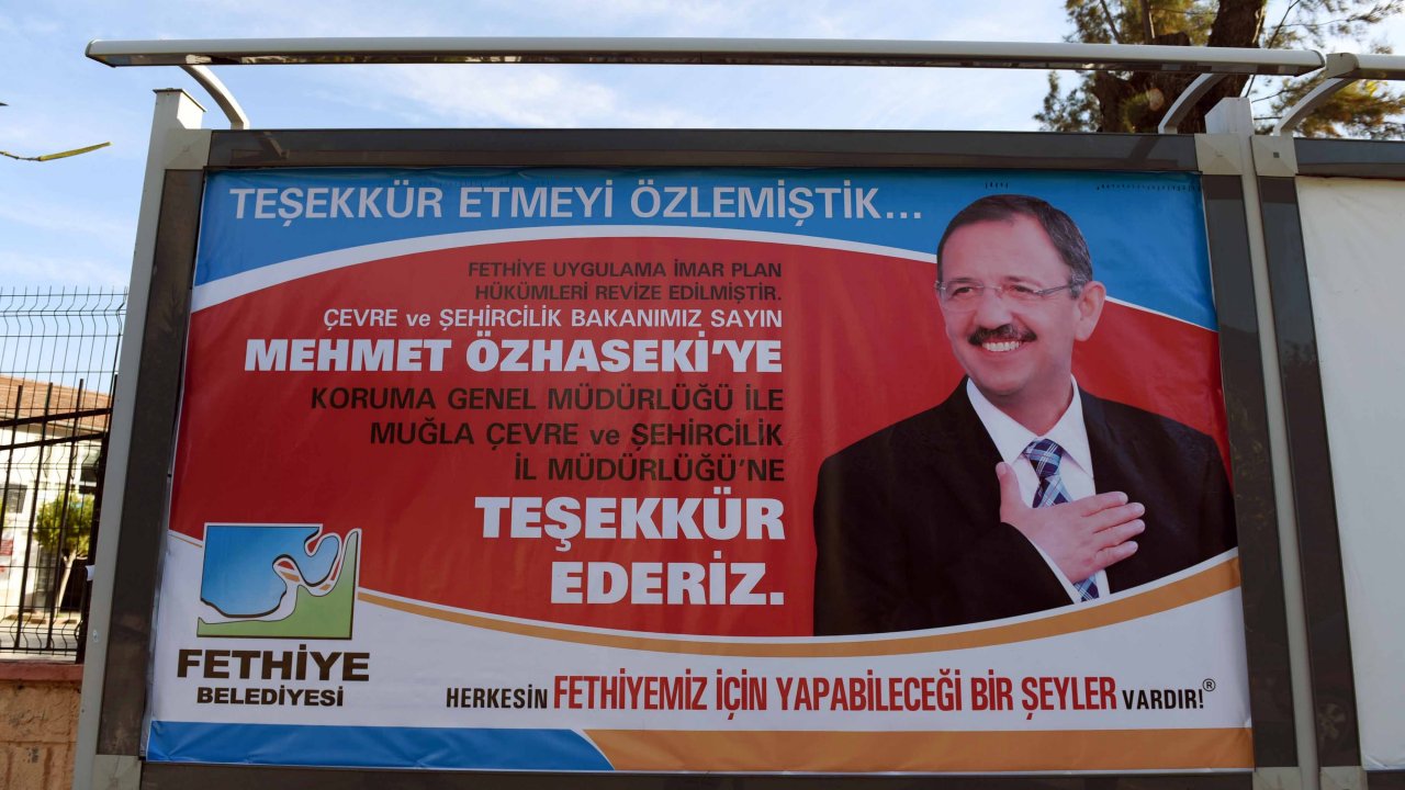 Fethiye'den Bakan Özhaseki’ye teşekkür