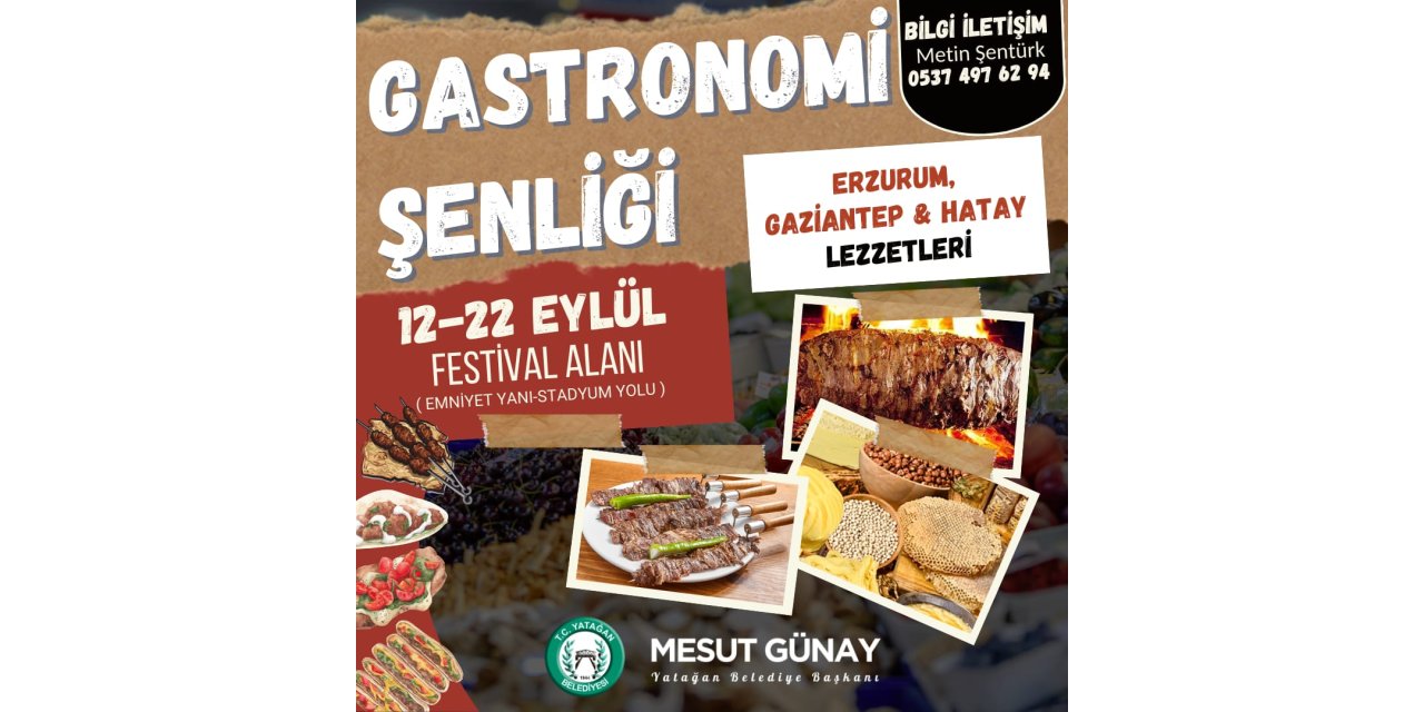 Yatağan’da Gastronomi Şenliği Başlıyor!