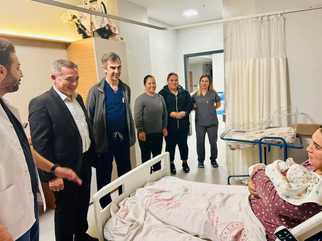 Muğla'da 2025 yılının ilk Normal Doğumu Duru Bebek