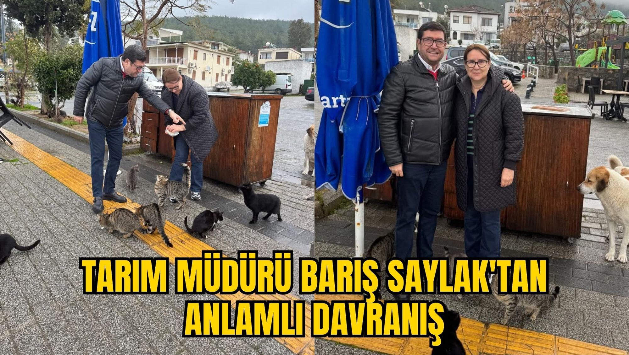 TARIM MÜDÜRÜ BARIŞ SAYLAK'TAN ANLAMLI DAVRANIŞ