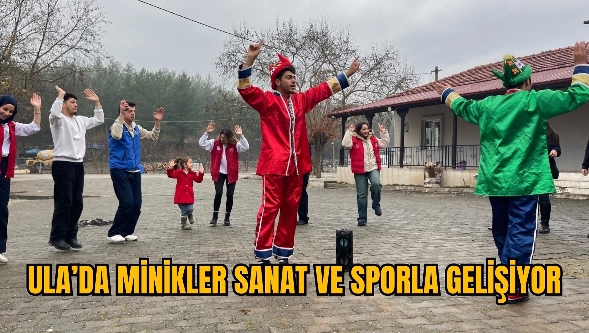 ULA’DA MİNİKLER SANAT VE SPORLA GELİŞİYOR