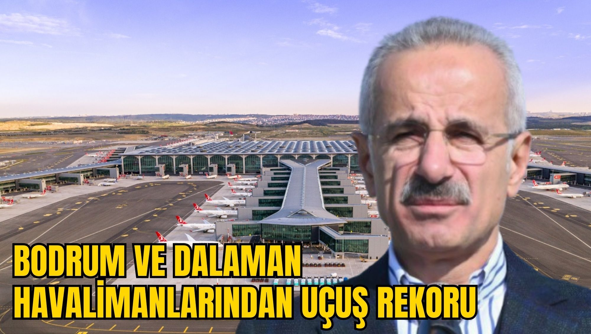 BODRUM VE DALAMAN HAVALİMANLARINDAN UÇUŞ REKORU