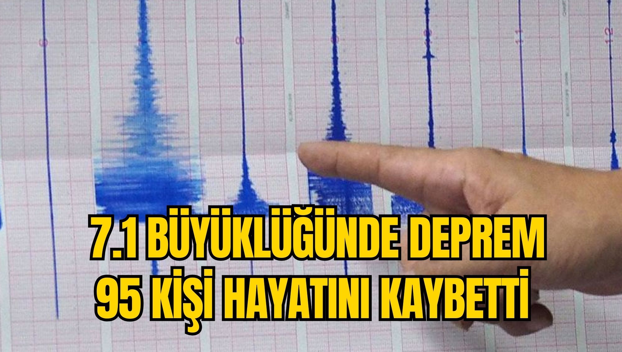 7.1 BÜYÜKLÜĞÜNDE DEPREM 95 KİŞİ HAYATINI KAYBETTİ
