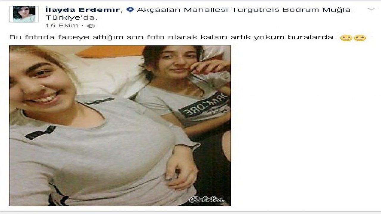 16 yaşındaki İlayda sosyal medyadan son fotoğrafını paylaşıp ortadan kayboldu