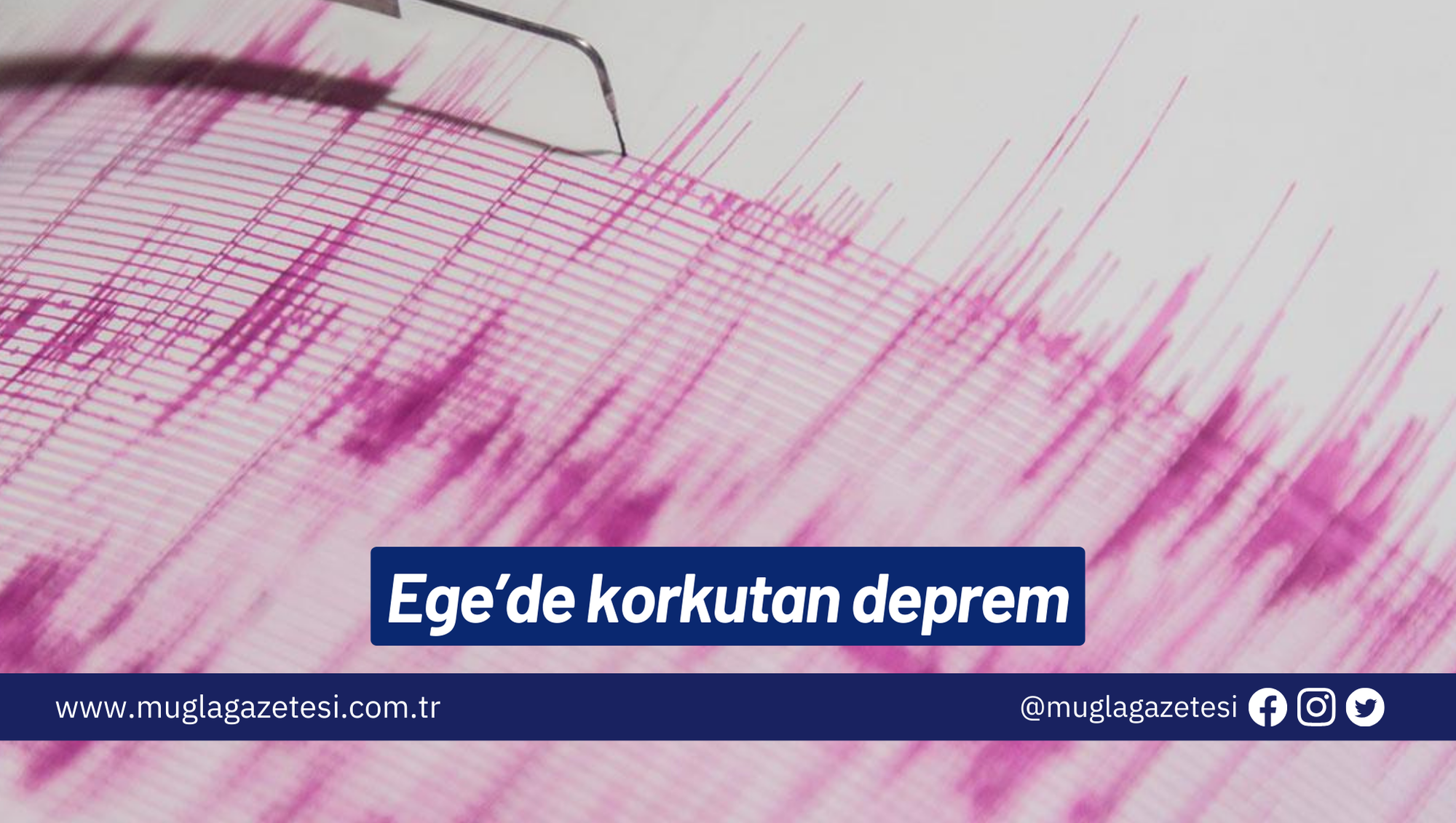 Ege’de korkutan deprem