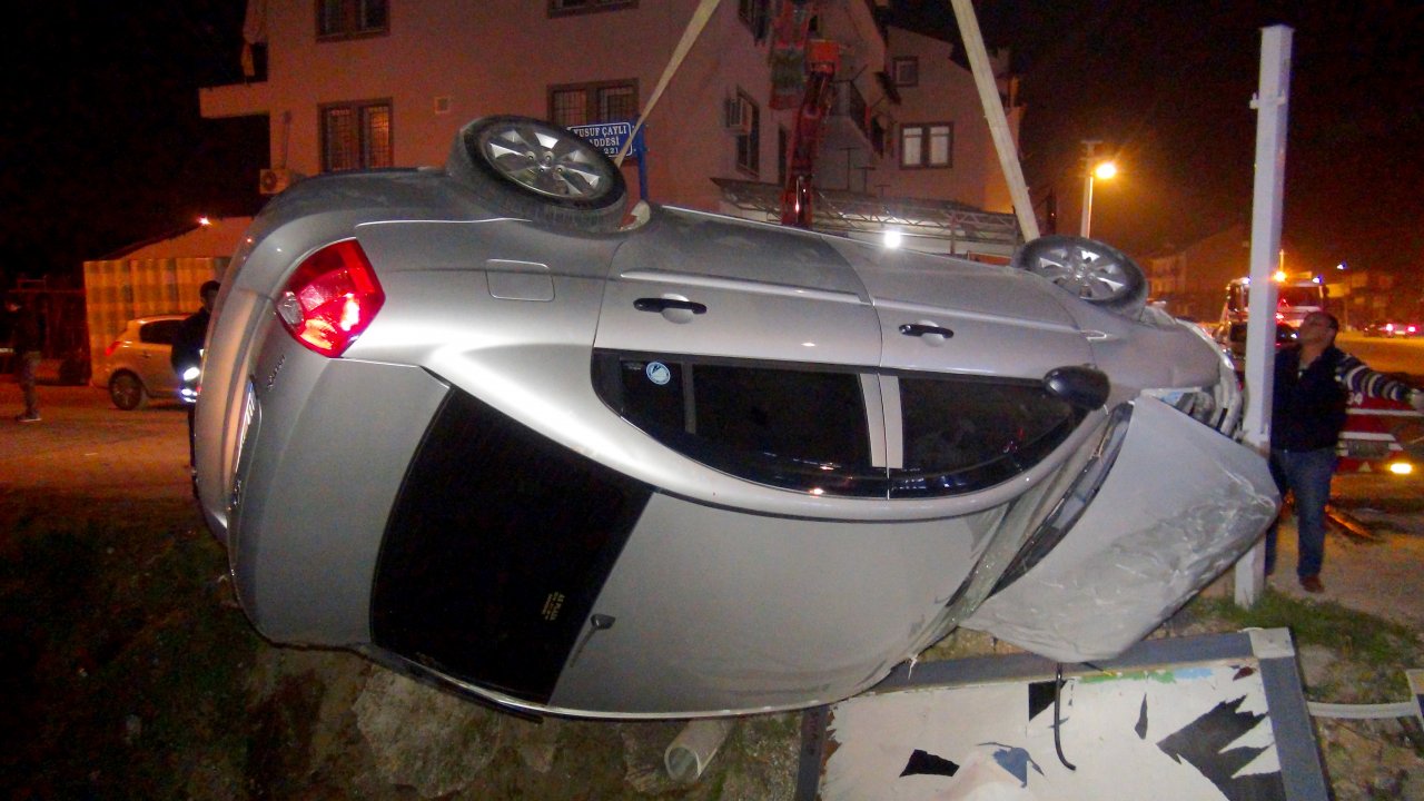 Hastane Yolunda Kaza 4 yaralı