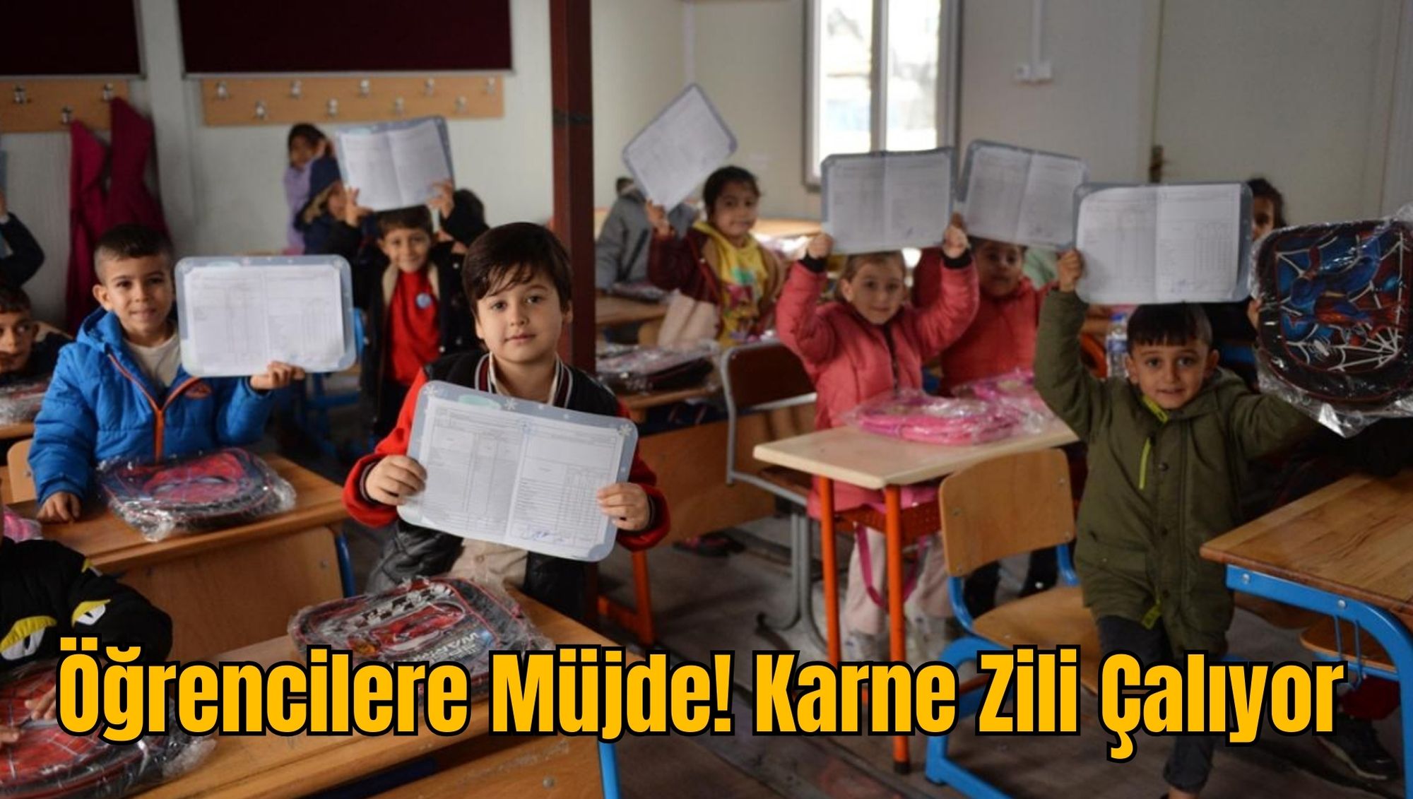 Öğrencilere Müjde! Karne Zili Çalıyor