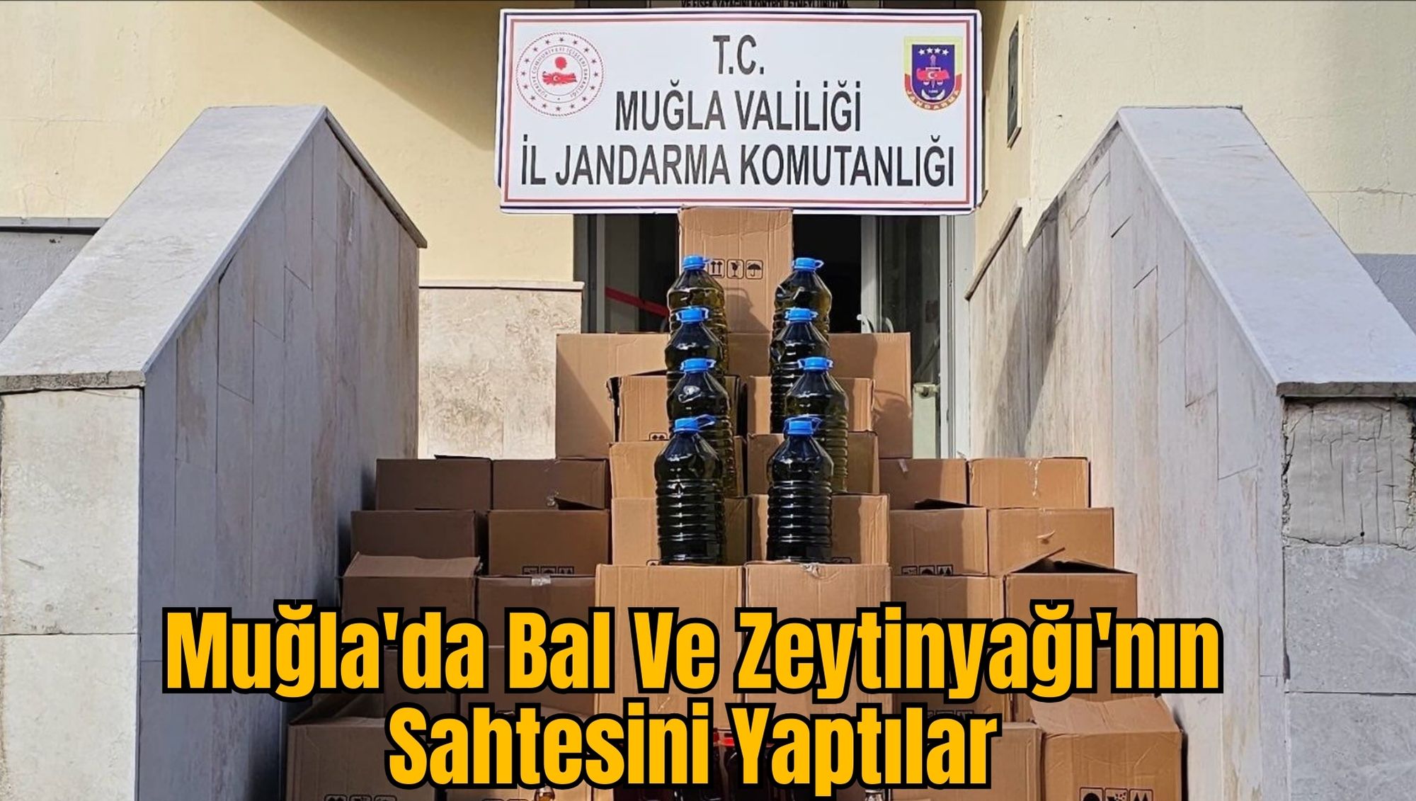 Muğla'da Bal Ve Zeytinyağı'nın Sahtesini Yaptılar