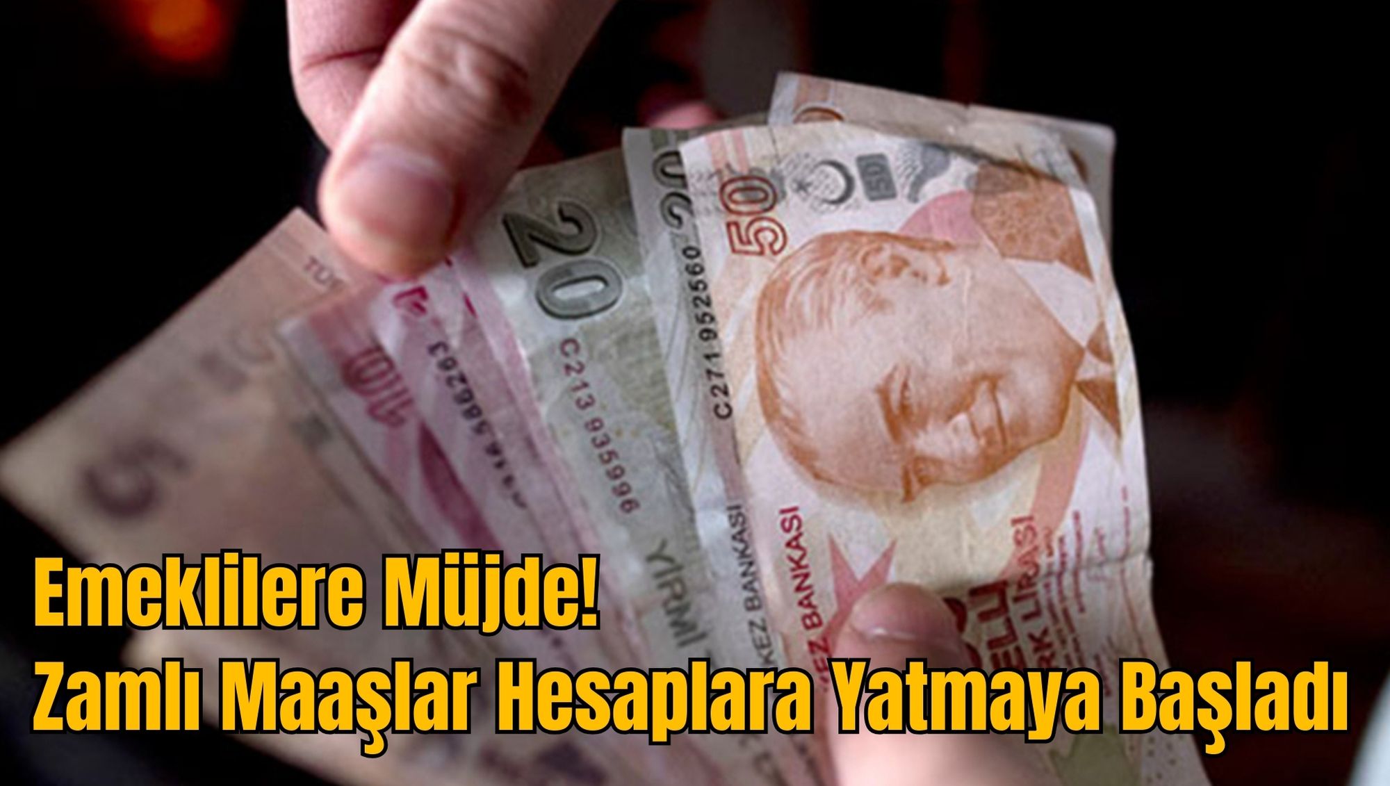 Emeklilere Müjde: Zamlı Maaşlar Hesaplara Yatmaya Başladı
