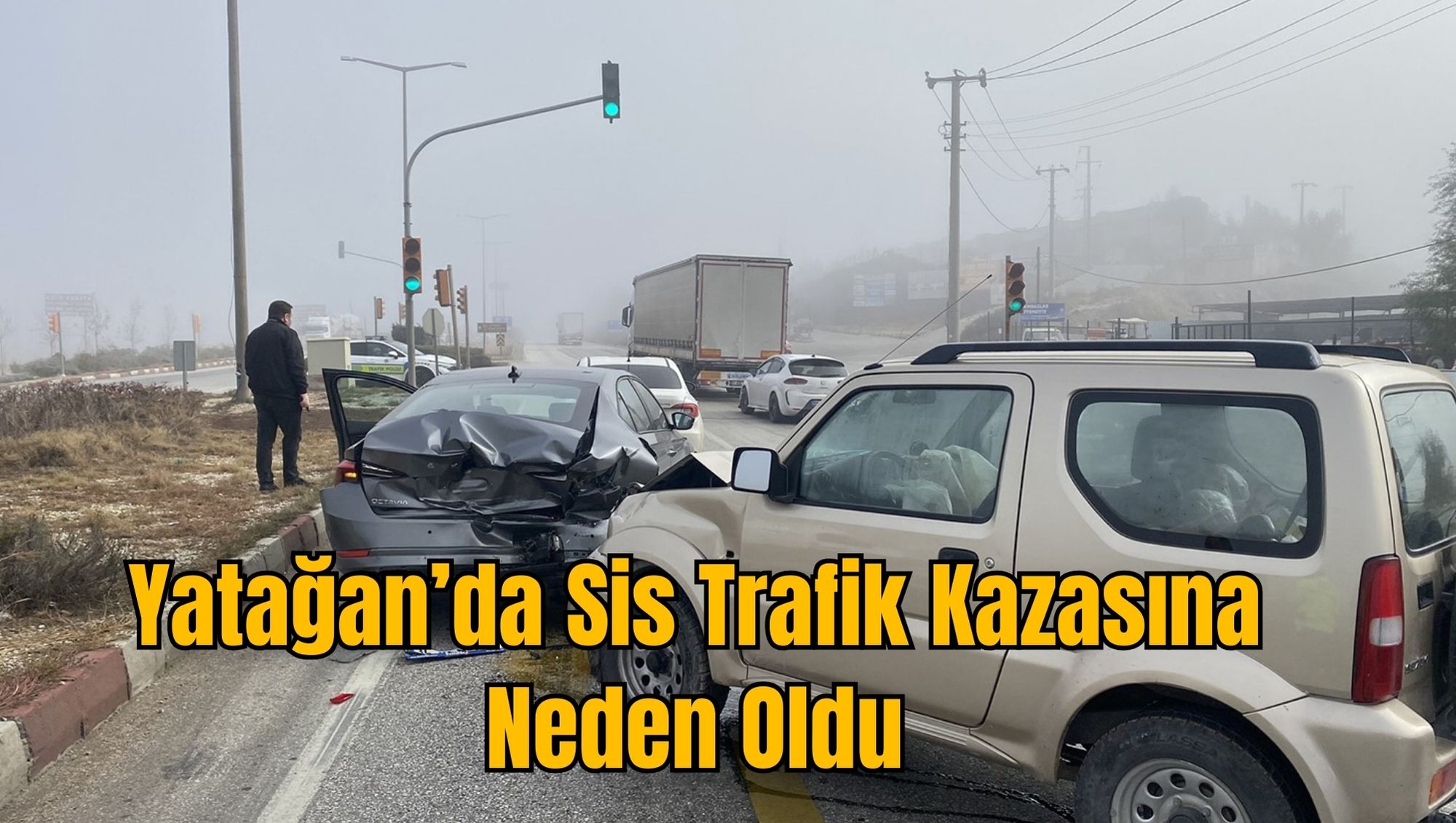 Yatağan’da Sis Trafik Kazasına Neden Oldu