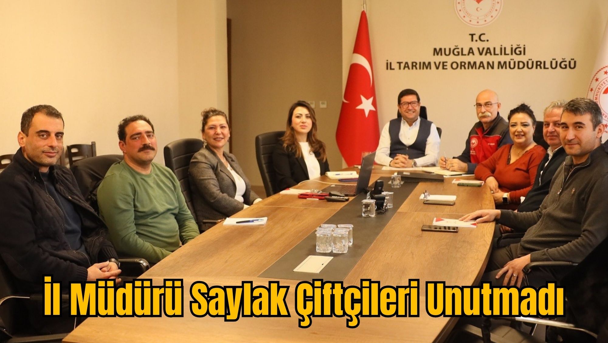 İl Müdürü Saylak Çiftçileri Unutmadı