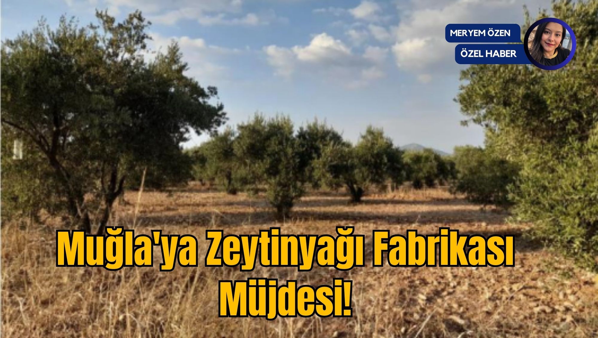 Muğla'ya Zeytinyağı Fabrikası Müjdesi!