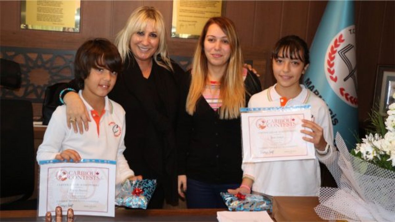 Yarışmada  derece yaptılar