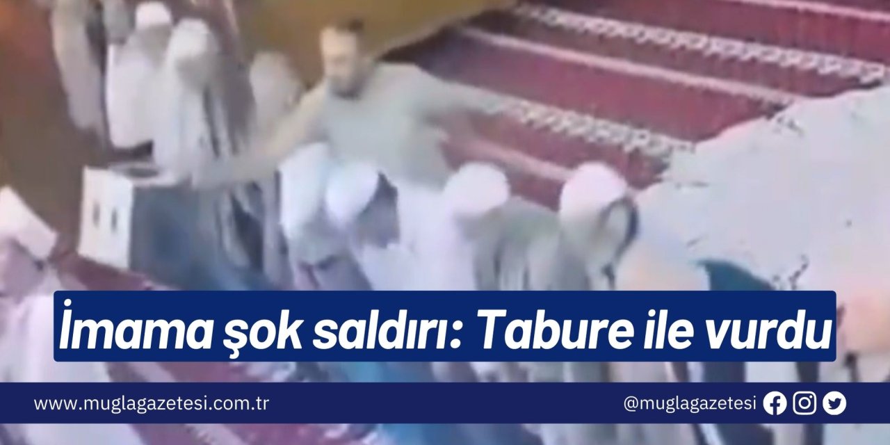 İmama şok saldırı: Tabure ile vurdu