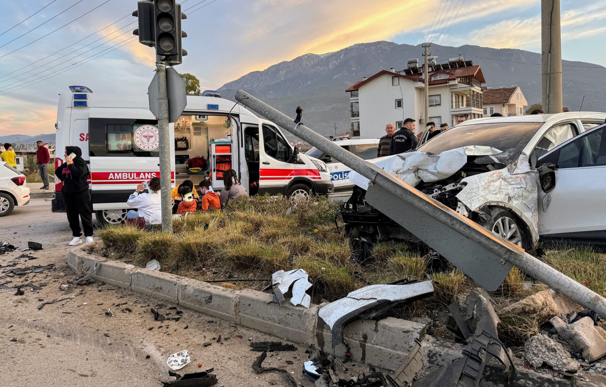 Fethiye'de Trafik Kazası