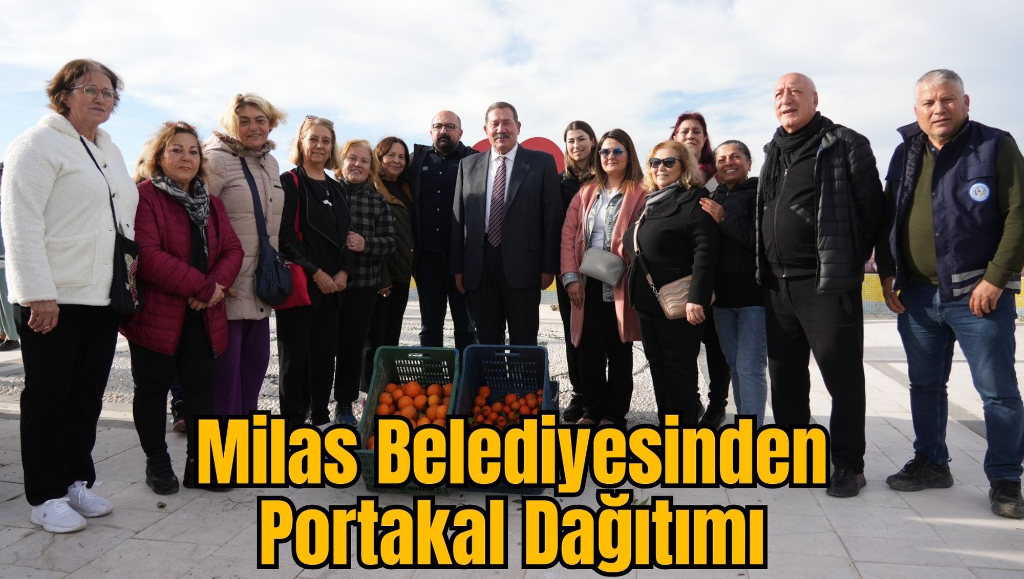 Milas Belediyesinden Portakal Dağıtımı